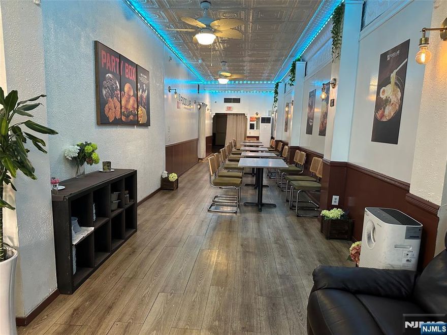 Any food business will be ok. Approx. 1,200sf. Fully equipped kitchen and dining tables are ready. Full basement included. Key money $30K, but can be nego.