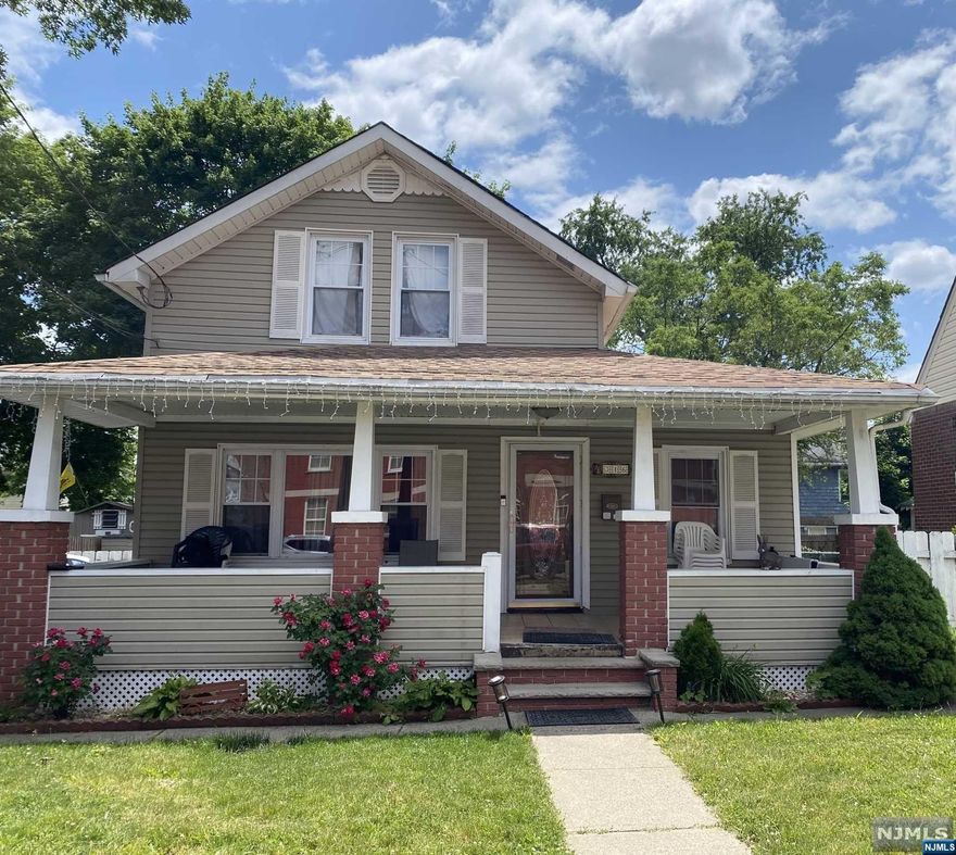 Welcome to Prospect Park NJ! This home offers a large open porch, Fenced Backyard, Driveway for 2-3 Cars.3 Bedrooms on the Second Floor. Big Backyard for entertaining. Property being sold "AS IS"