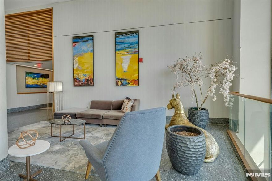 Welcome to One Park #1009 â€“ High-Floor Luxury with Iconic Views Perched on the 10th floor, this residence boasts breathtaking, unobstructed views of the Hudson River and Midtown Manhattan from every room. The sun-filled living room and two south-facing bedrooms â€” each with a spacious walk-in closet â€” offer both comfort and elegance. The primary suite features a primary bathroom, and the unit includes a second full bathroom. With 1,427 sqft of interior space plus a 133 sqft private terrace, this unit is perfect for enjoying both indoor and outdoor living. Unbeatable location: a bus stop with direct NYC service is just steps away, a free shuttle to Port Imperial Ferry (only 8 minutes to Manhattan), and the Hudson-Bergen Light Rail is right across the street. One Park is a pet-friendly community with over 25,000 sqft of resort-style amenities, including a 55-foot heated indoor pool, state-of-the-art gym, resident lounge, golf simulator, childrenâ€™s playroom, BBQ terrace, fire pits, and a robotic valet garage.