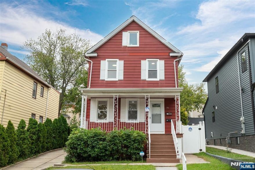 Bright and airy, completely renovated 2-bedroom, 1 .5 bath apartment that is move-in ready, featuring lovely an open concept living room and dining room, bright new kitchen with stainless steel appliances, one bedroom, and a full bath on the main level, with a second bedroom on the upper level and .5 bath. Includes a lovely fenced in yard, a detached one-car garage plus parking for up to three additional cars, tenant responsible for all utilities, washer and dryer in unit , and conveniently located close to shopping, schools, and transportation. Tenant is responsible for snow removal.