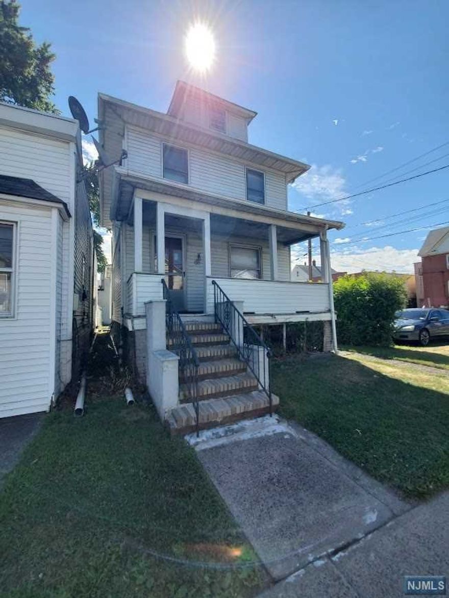 The home was last used as a 2 family, gas steam heat,2 gas meters,2 electric panels. Home sold as is