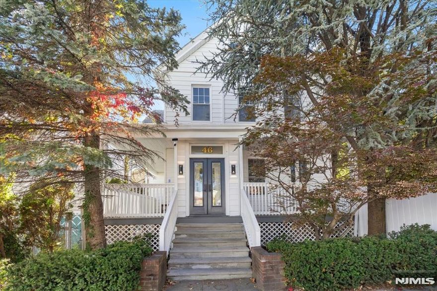 Welcome to 46 Garden Place, a charming residence located in the heart of Edgewater, NJ. This beautifully renovated garden-level home offers a seamless blend of modern convenience and serene living. Featuring 2 bedrooms and one contemporary bathroom, a charming living room with a fireplace. The home boasts a modern kitchen equipped with stainless steel appliances, a washer/dryer, and built-in closets. The backyard is a true oasis, featuring a koi pond that adds a touch of nature's tranquility to your daily routine. Parking is available in the attached driveway. Commuters will appreciate the property's prime location, offering a seamless commute to New York City via nearby bus and ferry services.