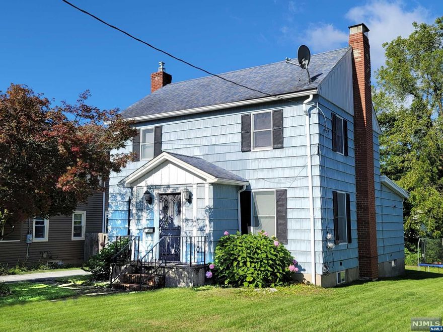 Charming 3 bedroom Colonial on level lot, spacious backyard. Large eat in kitchen, generous sized Living Rm with beautiful hardwood floors. Fireplace is for show only. Mudroom leads to covered porch and patio. Full unfinished basement with Bilco Doors to backyard. Central Air. Conviently located near shopping and transportation. Public water and Sewer makes this house a winner. Being sold in" as is condition". Subject to Seller finding suitable housing. Agent Remarks: Call LA for all information. Sale is subject to Seller finding suitable housing.