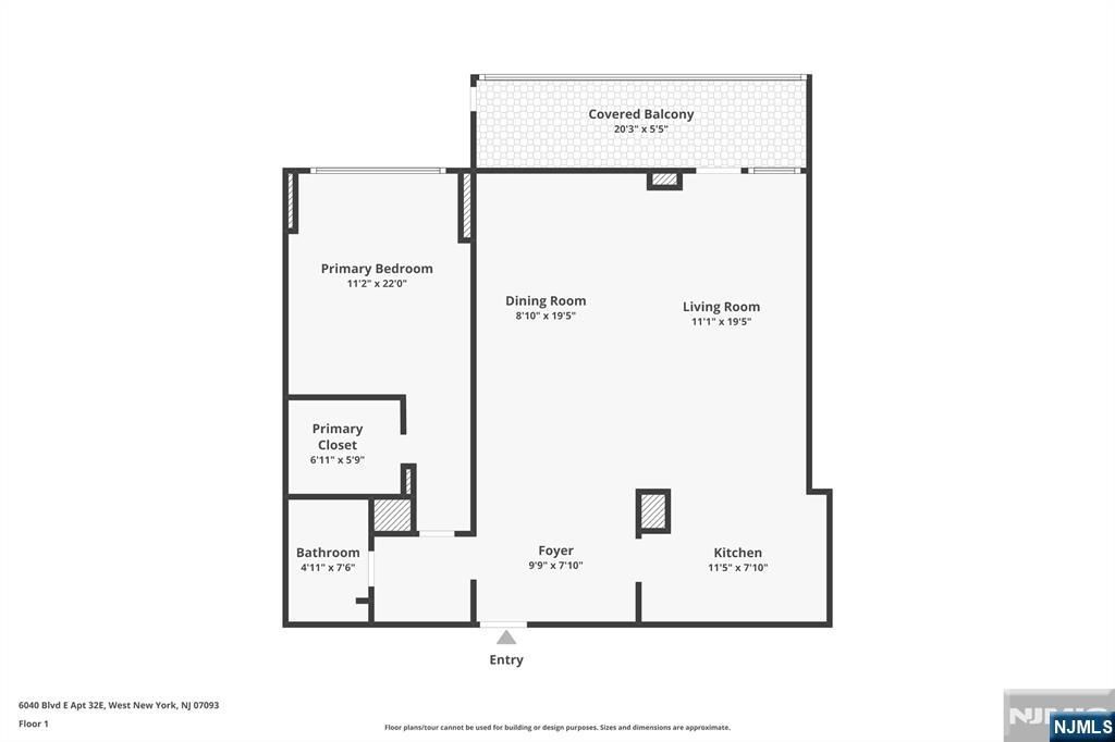 Photo of 6040 Boulevard East #32E, West New York, NJ 07093 (MLS # 25041267)