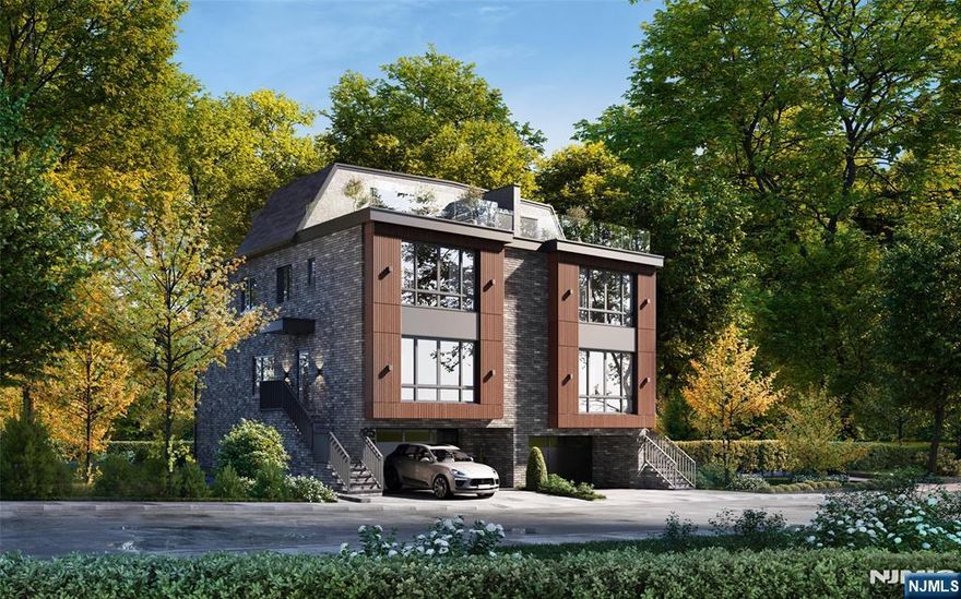 Brand-New Construction Duplex with Stunning NYC Views. Built by top builder Rock Solid Builders - with a portfolio of past projects that speak for themselves. Experience modern luxury and thoughtful design in this stunning new residence. Side A offers 4 spacious bedrooms, 3 full bathrooms, and 2 stylish powder rooms, perfectly blending comfort and sophistication. The ground floor offers a large Rec Room, Powder Room, and a 2 car garage that is EV-charger ready for convenience and sustainability. The main level offers an open-concept layout with a stunning Chef's kitchen with Subzero & Wolf appliances plus quartz backsplash and countertops and custom cabinetry. Expansive LR with Fireplace and large Dining Room with Wet Bar, making entertaining effortless. Generously sized bedrooms. The primary suite offers 2 WIC's and a spa-like primary bathroom. Top level with 4th bedroom/office, additional rec room, and custom bar with beverage center. Incredible roof deck with breathtaking views. Pre-wired for built-in speakers, video surveillance, and wireless access points on every floor, ensuring seamless smart-home living. Every detail of this residence has been designed with lifestyle in mind, from its elegant finishes to its incredible panoramic NYC views that elevate everyday living.