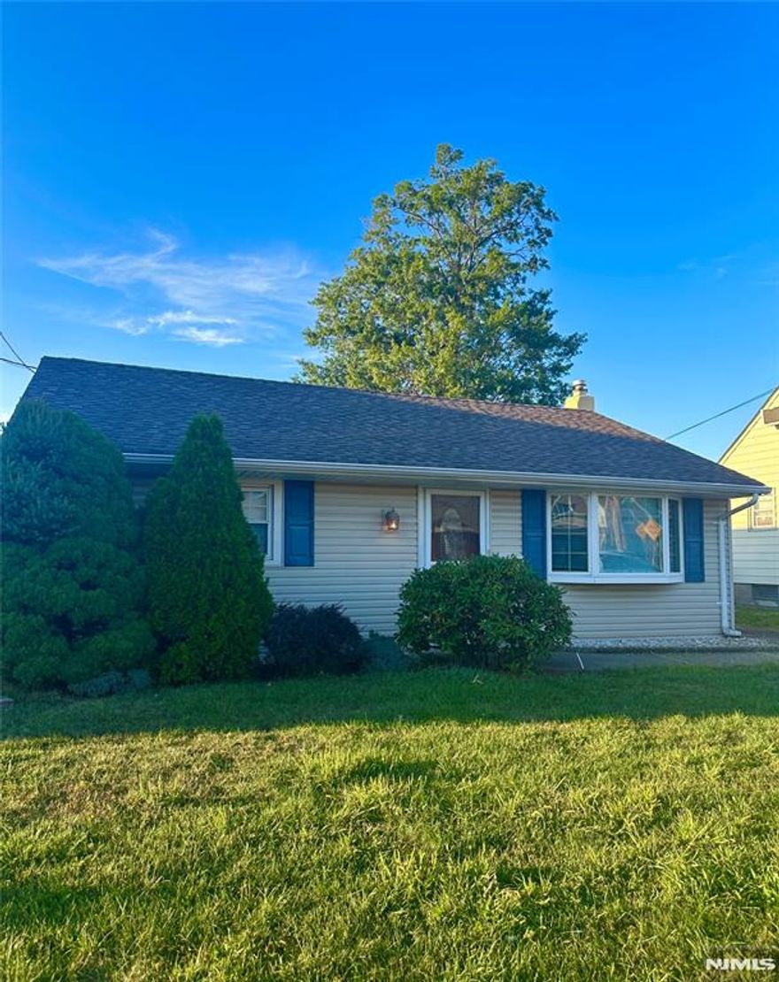 Welcome to this cozy 3-bedroom ranch home. This home offers comfortable living space with a bright, cozy interior , and separate door to driveway and garage. A living room with bay window, updated Kitchen with washer and dryer, renovated bathroom, Utility Rm, 3 Bedrooms, full bath and storage - The detached garage provides convenience and extra storage while the adjacent patio and spacious yard is perfect for relaxing and entertaining - A handy shed adds even more storage for tools or outdoor gear. Conveniently located with NY train and bus, minutes from major highways ( RT 46), and Saddle Brook offers many activities for all ages. Donâ€™t miss your chance to own this lovely home in a fantastic neighborhood!