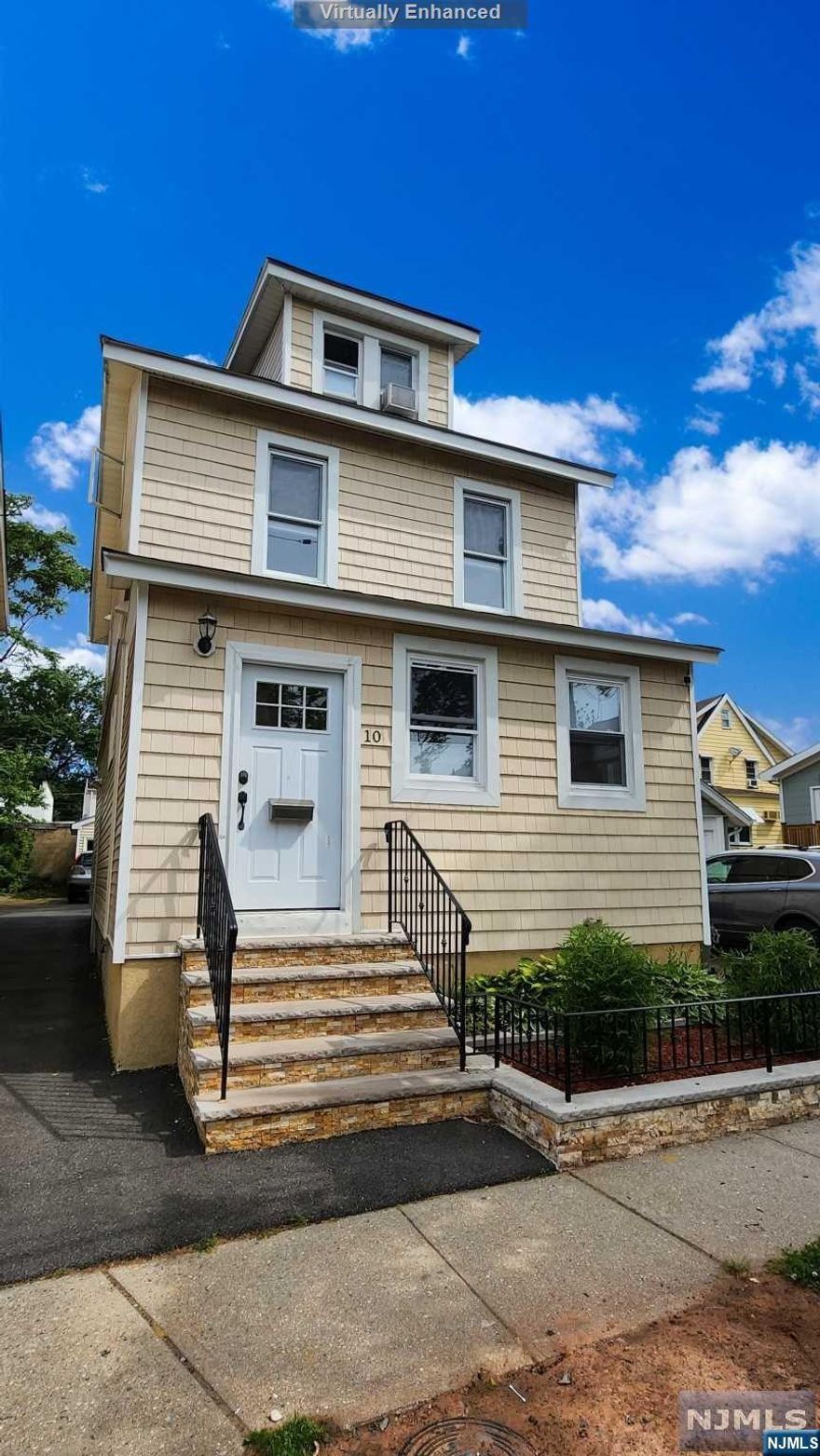 Experience the best of modern Maplewood living in this charming contemporary colonial, remodeled in 2019. Boasting 4 bedrooms and 2.1 bathrooms, the open concept layout and modern kitchen with quartz countertops and stainless steel appliances create a perfect blend of style and functionality. A quaint sunroom, powder-room, and dining area fill out the main floor. A finished basement offers additional living space including a full bath and laundry room. Completely updated central air/heat system, plumbing, electrical, and roof. The property includes a 2- car garage. Near parks, recreation, shopping, and restaurants. Convenient to jitney service to NYC/Hoboken Midtown Direct trains. Discover the abundant offerings of Maplewood and make this home your own.