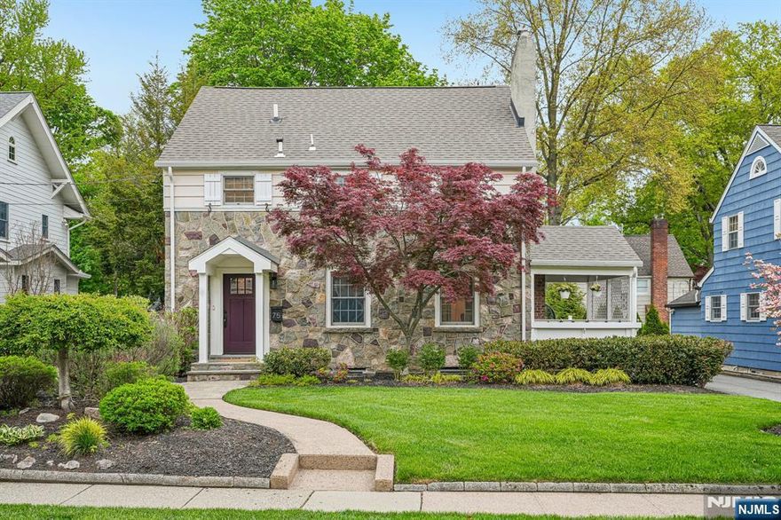 Welcome to 75 South Highwood Avenue, a beautifully reimagined Roughgarden-built Colonial blending modern style, timeless character, and turnkey living in one of Glen Rockâ€™s most desirable neighborhoods. Set on a picturesque tree-lined street near downtown, top-rated schools, and NYC transportation, this move-in ready home offers refined suburban living with seamless city access. Thoughtfully renovated since 2022, the home pairs classic architecture with sophisticated contemporary finishes throughout. The first floor features a gracious foyer, elegant living room with gas fireplace, formal dining room, powder room, and a stunning chefâ€™s kitchen with premium Bosch appliances, bar sink, and custom finishes, opening to a covered porch for effortless indoor-outdoor living. The second level offers a luxurious primary suite with radiant heated floors and rainfall shower, two additional bedrooms with an updated Jack-and-Jill bath, and a convenient laundry room. The third floor includes two soundproofed office spaces with dedicated heating and cooling, while the finished lower level offers a rec room, full bath, and bonus space for a gym, playroom, or guest suite. Outside, enjoy a landscaped fenced yard with patios, Trex deck, and fire pit. Additional upgrades include renovated baths, refinished hardwood floors, new roof, water heater, water softener, electrical upgrades, and three-zone HVAC. A perfect blend of modern luxury, thoughtful functionality, and classic Glen Rock charm