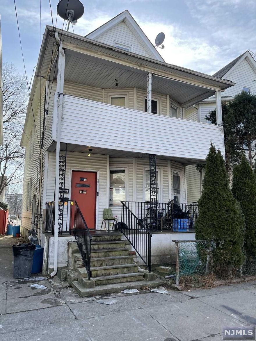 Great opportunity on this 2 family home in Clifton. Close to Mass Transport, schools, Parks, Shops, Houses of Worship, Restaurants and Highways Rt 21, Parkway, Rt 80, Rt 3, 20 Minutes from GWB and Lincoln Tunnel. Good rental income possibilities to help with mortgage payment. Low taxes. House needs TLC and being sold "as is .