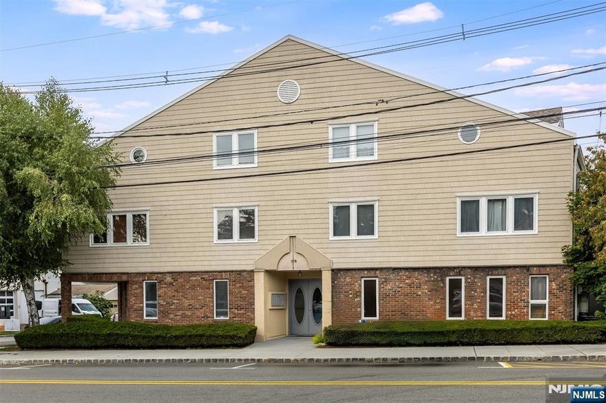 Don't miss the chance to own this bright and spacious one-bedroom condo located in a charming, boutique building with just seven units. Situated on the second floor with convenient elevator access, this home offers an open-concept living and dining area perfect for entertaining. The generously sized bedroom features a private ensuite bath, while additional highlights include in-unit laundry, central air conditioning, and an intercom system for added convenience and security. Enjoy the ease of an assigned parking space in the building's private lot. There is also guest parking and a locked storage room in the basement with dedicated storage for this unit. Best of all, you're right in the center of town just steps from Nutley's beloved parks, vibrant dining scene, and unique local shops. Quick access to everyday essentials like Target and Costco, as well as multiple NYC transportation options makes this an ideal location for commuters and locals alike.