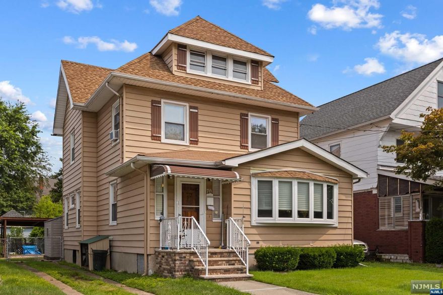 This charming and well maintained 4 bed & 1.5 bath colonial is located in a well sought after section of Clifton! This home has great size and potential with the spacious backyard, full basement, and walk up attic. Conveniently located near the Clifton train station, multiple bus stops, Highways Rt 21, Rt 46, Rt 3, Rt 80, GSP, and only 12 miles from the Lincoln tunnel.