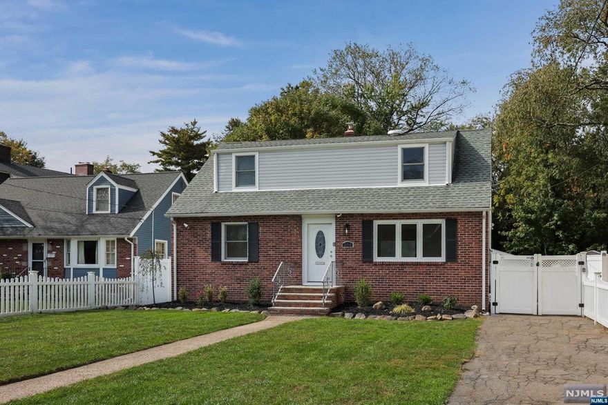 Step into the inviting embrace of this charming 4-bed, 2-bath CapeCod residence. This home has undergone a complete renovation, ensuring a modern and comfortable living experience. Revel in the seamless hardwood floors that flow throughout the house, complemented by recessed lighting to create a warm well-lit ambiance. The kitchen is a true highlight, featuring elegant quartz countertops, s/s appliances, upgraded cabinets, and a convenient center island, making it the perfect space.Enjoy the versatility of a formal living and dining room, offering ample space for family gatherings or entertaining guests. A unfinished finished basement holds potential for customization to meet your unique needs. Nestled back from the road, this home offers a sense of privacy, with a long driveway providing ample parking and features a detached garage for added convience. The expansive backyard is a blank canvas for your outdoor dreams,whether it's creating a serene garden retreat or an entertaining