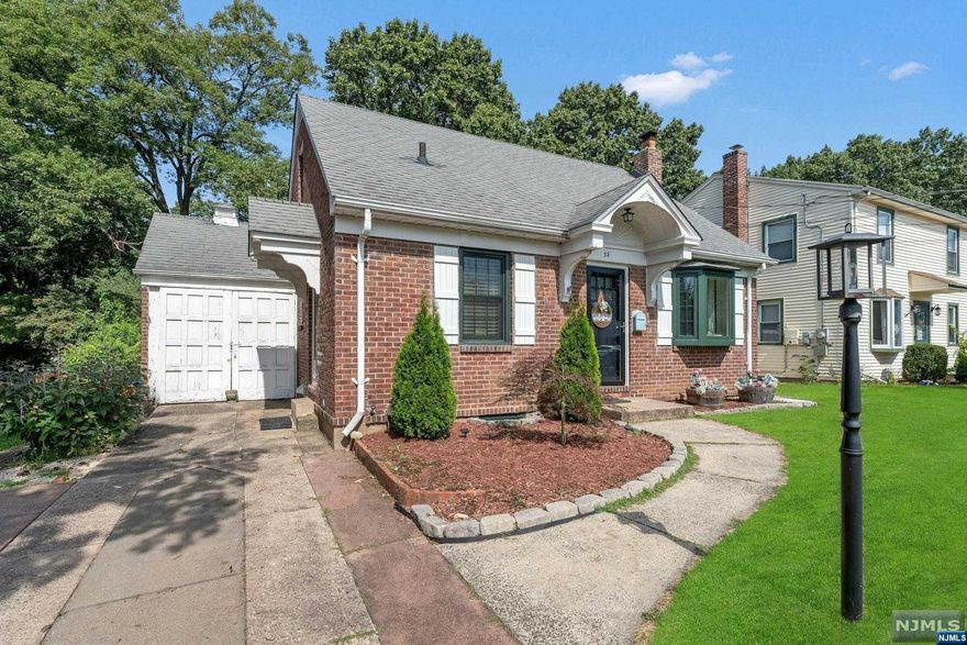 Charming 3-bedroom, 2.5-bath Brick Cape Cod home nestled on a picturesque tree-lined street. Step inside to discover a bright and airy living room that seamlessly flows into a spacious dining area and modern eat-in kitchen, complete with stainless steel appliances. Enjoy your morning coffee in the charming screened-in porch, which overlooks the private, fenced-in backyard perfect for outdoor gatherings and relaxation. The main floor also features beautiful hardwood floors throughout, an updated full bathroom, and office. On the second floor, you'll find three generously sized bedrooms, including a primary suite with two closets and access to a lovely hallway bathroom. The full finished basement offers additional living space and includes a convenient half bath. A shed and garage are included, both being sold (AS-IS). Perfectly situated near NYC transportation, shops, and parks. Don't miss the opportunity to make this charming home yours!