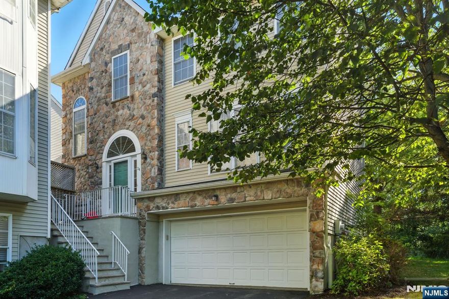 Freshly painted 3 Bedroom 2.5 Bath Berkshire model townhouse in highly desirable Arrowgate community. This free standing unit is perfectly located close to pool, playground and tennis/pickleball courts. Hardwood floors on most of the main level (tile in kitchen), windows face east and west yielding abundant natural light. Ample space in finished lower level makes it a perfect flex space. Easy access to garage area with additional storage. Private setting with wooded view. Arrowgate is convenient to shopping, YMCA, Hedden Park, MCCC and outstanding Randolph schools.