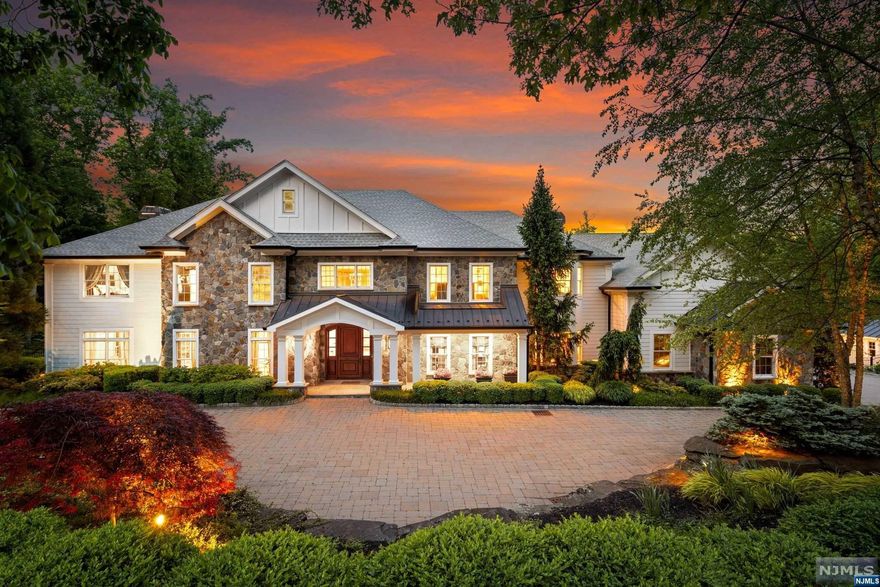 Now more than ever, your home is your exclusive escape! Situated on 1.84 acres of meticulously manicured grounds, boasting an award-winning backyard & pool oasis. Tucked away on a tranquil cul-de-sac w/ skyline views, this impressive 10,000 sf Colonial blends traditional elegance w modern amenities. Accentuated by a floating stairway, the entry foyer highlights a warm & inviting floorplan. Lounge in the sophisticated sunroom featuring French doors onto covered patio, perfect for your daily retreat. Unwind in the sunken Great Room w picturesque windows & a stone frplc. The gourmet kitchen features a spacious island w brkfst area. Ascend to the Primary Suite w sitting room, dual frplc, huge WIC & spa bath. 3 generously sized bdrm suites & laundry rm add to the 2nd flr. The lower-level walk-out is an entertainer's dream w bar, kitchenette, full bath, gym, 2 offices & a huge rec area. Paradise awaits amongst the outdoor pool/spa, entertaining BBQ/kitchen, lounge area, firepit & more!