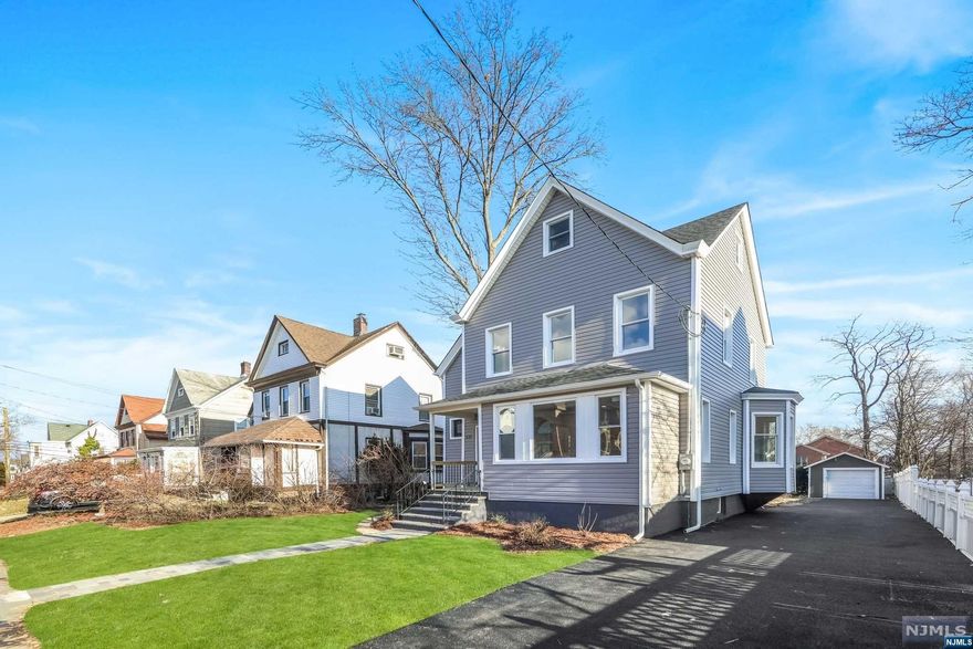 A beautiful single family home in the heart of Rutherford, Minutes from the charming downtown city with great shops, restaurants, and NYC transportation. Offering 5 bedrooms, 3 full bath with 1 car garage. Walking in to the first floor, you will see an open floor plan between the living room, kitchen, and dining room. You will find lots of natural light throughout the main floor, with all brand new over sized windows. Also, first floor includes one bedroom and one full bath overlooking the backyard. Walking up to the second floor, you will find the master suite with a double closet , as well two additional bedrooms and one full bath. On the third floor we have an open floor for more living space which includes a bedroom and office space all in one. The final touch to this home is a finished basement with a laundry room to make this home complete and ready for you.