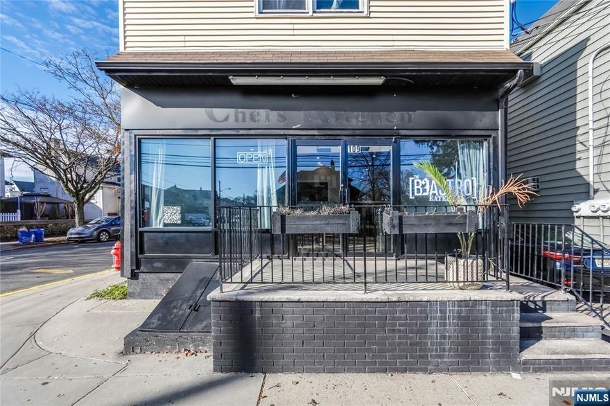 Perfect for a new or expanding food concept, this fully built-out 25â€“30 seat restaurant/cafe offers an outstanding opportunity in the heart of Wallington, NJ. The space features a well-equipped kitchen with a 10-foot hood, updated 200-amp electric, and central air and heat for efficient, year-round comfort. Two convenient half baths serve both guests and staff. A major bonus is the full-use basement, ideal for prep, storage, and additional operational space, allowing you to maximize the dining area upstairs. The property also includes private parking for up to 5 cars, a valuable advantage in this busy market. With rent at just $1,750 this location provides affordability, flexibility, and true turn-key readiness.