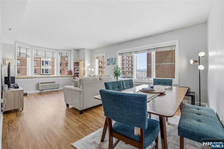 Beautiful condo in City Place with stunning views of NYC! Walk into a large living room and dining room area with large windows throughout allowing tons of natural light in! The master bedroom is huge with a beautiful large master bathroom and a walk in closet. The second bedroom, large as well, includes plenty of closet space. There is a second finished bathroom in the unit. The kitchen is large, with plenty of cabinet space and updated appliances. The condo is located near so much shopping, great restaurants, fitness centers, and worship centers. The commute to NYC is only a few minutes with a short distance to the ferry, bus, or path! Stunning views, great location, perfect condo!