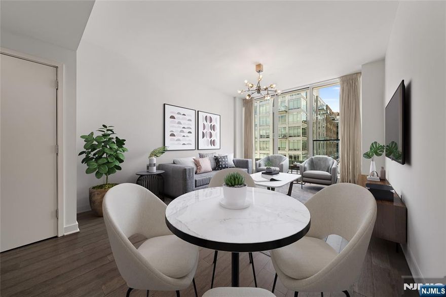 (Contact NELSON CHEN at 2 0 1 - 8 8 6 - 8 0 0 0) - Welcome to BUILDING 1200 at THE AVENUE COLLECTION. This boutique building sets the standard for luxury living in the very best part of Port Imperial, just 2 blocks from the Ferry Terminal. RESIDENCE 620 offers the ideal split-bedroom floorplan with 1272-SF located on the bright western side of the building. Soaring ceilings 10-feet tall with strategically placed floor-to-ceiling windows provide wonderful light and lovely courtyard views. Interior finishes include beautiful wood floors, a peninsula kitchen with premium appliances, exquisite bathrooms with the finest tile, fixtures & fittings, custom fitted closets, and automated window treatments. Spectacular amenities include 24-hour concierge service, health club, screening room, sky level entertainment venue and a resort style pool deck overlooking Manhattan. One premium garage parking space is included. 1st Month Rent & 1.5-Month Security due at lease signing. There is a $250 moving fee to the condo association. No smoking is allowed - (Presented by THE CHEN AGENCY, 2 0 1 - 3 4 6 - 8 8 8 8, Nelson @ ChenAgency . com)