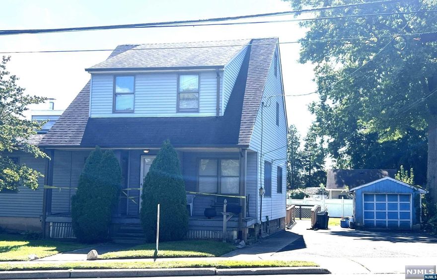 Welcome to this Fair Lawn diamond in the rough! Well built home on a HUGE level piece of property with lots of potential to expand, renovate or redevelop. Located in the R-1-3 zone with possibility to redevelop. Expanded colonial / cape cod home features an eat in kitchen, formal dining room, living room, first floor bedroom, full bath, and large family room with wood burning stove and vaulted ceilings. Second floor features three bedrooms, full bath, and a bonus storage / office room. The basement is large and unfinished with lots of potential to finish and has 2 year old 4 zone furnace. The first floor and rear entrance are completely handicap accessible. Home & garage being sold as-is.