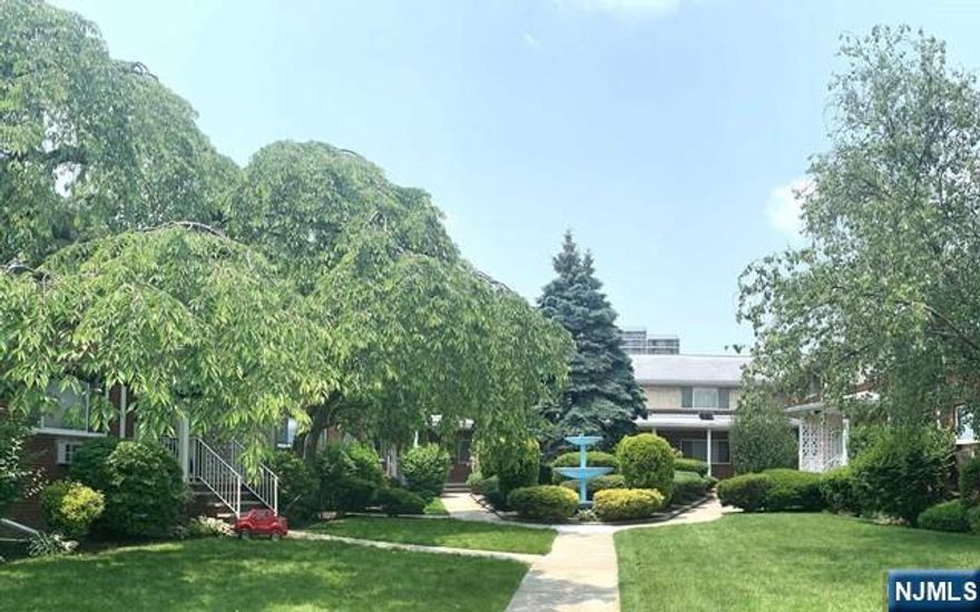 This spacious unit offers an excellent living experience. Bright corner one bedroom unit facing east and west at Fountain View Complex. Surrounded by beautiful manicured grounds this second floor unit comes with a large living and dining area with a walking closet and a large window bringing natural sun light. Spacious bedroom, full bathroom with a shower tub, good size eat-in kitchen with plenty of cabinets. The rent includes heat, hot and cold water, 1 outside parking space and use of a wonderful pool. Laundry on site. Perfect for commuters. NYC buses stop at doorstep and close to Schools, Fort Lee Community Center, Parks. Moving fees: $100 Non-refundable to Fountain View + $50 fee to management and refundable $500 at Lease end.