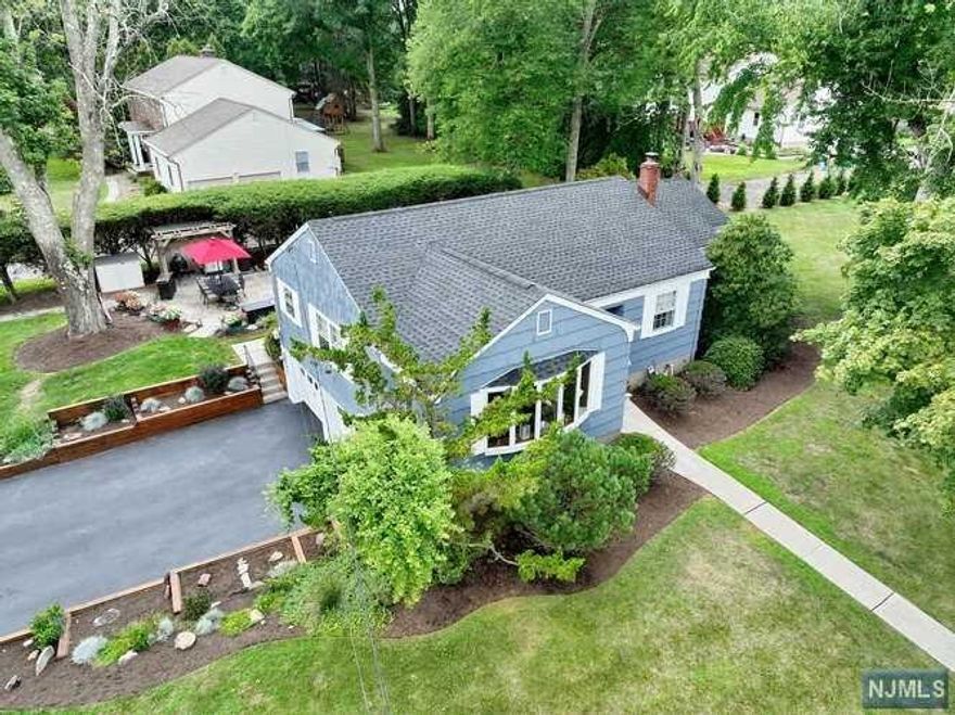 Beautiful LOCATION! Set on immense 1/2 Acre property in quiet neighborhood & among homes of greater value, this Ranch is a must see. Fantastic floor plan featuring Lrg LR w/bay window, open to DR, w/ HWFLS. EIK leading to fabulous yard w/big blue stone patio & lots of extra space to play & entertain. 3 BRMS w/ 2 updated full baths,including Primary BRM w/Full BA & WIC. Grade Level finished basement w/rec room offering additional living space, big storage closets & separate laundry room. You'll love the oversized 2.5 car garage providing even more storage! Brand New Roof, 2 zone baseboard heat, new AC compressor, & sprinkler system! Situated in a lovely neighborhood close to the border of Old Tappan, nearby to Top School System, parks, shops & trans. River Vale is consistantly voted as NJ's safest town (safewise.com) where you can enjoy living in tranquility but still be near to everything you need! What are you waiting for? Make this your HOME SWEET HOME!