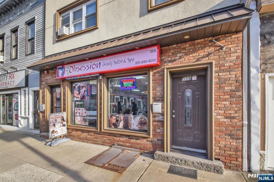 Prime Bayonne Investment Opportunity on bustling Broadway Ave! This mixed-use property offers strong appeal for both investors and owner-occupants. The first level features an established, active beauty salon with steady foot traffic and excellent visibilityâ€”perfect for generating immediate rental income or running your own business. Upstairs, you'll find a beautifully renovated 3-bedroom, 1-bath apartment, great natural light, and a comfortable layout ideal for tenants or personal use. With two total units, a generous backyard for added outdoor value, and a central location near shops, transit, and dining, this property delivers convenience, charm, and long-term potential. A rare chance to own a turnkey asset in the heart of Bayonne!