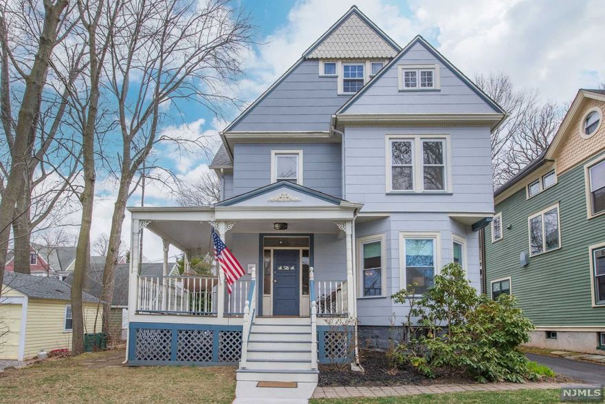 Updated 2-fam Victorian on 1 of Montclair's most desirable streets, 0.5 mi from shops, restaurants, theaters, gym, farmers market, NYC train & bus! 1st fl 1-BR unit completely renovated w new HW fls, EIK, granite counters, SS appls, garden window & new full bath. Formal DR opens to sunlit LR w FP. Hall stairs lead to full unfinished basement w laundry, storage, separate utilities & walkout. EIK accesses backyard w lawn & onsite parking. 2nd unit, w its own entrance, is on 2nd & 3rd fls & has crown molding, wide-plank fls, diamond window panes & millwork door frames. 2nd fl has 2 BRs, incl 1 used as office, LR w ceiling fan, builtins & guest closet, DR, full bath & kitchen & access to basement. 3rd fl has 2 more BRs, hall closet & big storage area that could be finished or made 3rd bath. Located in the center of town, near 2 Montclair train stations & 3 commercial areas. 66 DeCamp bus stops around the corner.. Rent out both units or live in one and rent out the other!