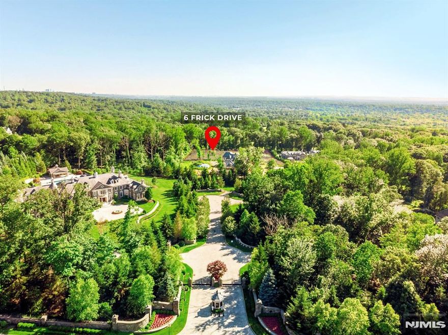 Exclusive opportunity to obtain the last remaining lot in the desirable Frick Estates. Build your dream home on 1.89 acres of prime property located in an exclusive gated community in Demarest. This desirable land backs up to the Alpine Country Club, and is set up high, creating a private oasis. The lot has been cleared and is ready for building. Live in a bucolic setting close to NYC approximately 10 miles to the GWB!!