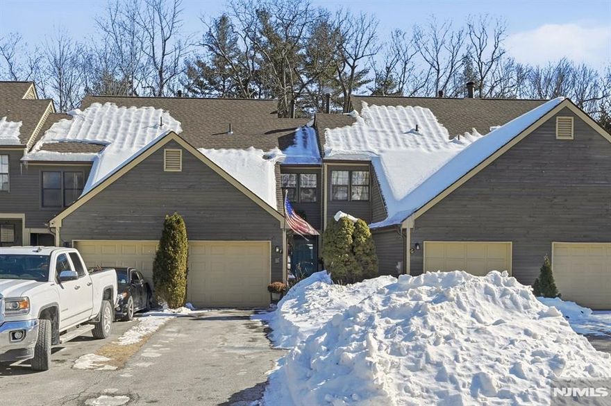 Welcome to this well maintained open flr plan home with private patio and views of woods and stream. Bright, EIK with open views to spacious formal DR. The LR offers a wall of windows and sliding dr to capture the natural setting, while the gas frplc adds to cozy ambiance. The 2nd level features BR overlooking the stream and wooded hillside, 2 dble closets and a newly updated bth featuring beautiful neutral tumbled tile, a lrg shr w built in seat and oversized vanity to complete the primary suite. Laundry is conveniently located on the BR level! The open loft just a few steps up from the 2nd level offers flex space for office, sitting rm/lounge area complete w an oversized WI closet. Lrg attic plus a concrete partial height bsmnt offer plenty of storage. Located just a short distance from town ctr amenities and major roads and highway for EZ commute. Within the community enjoy walking/hiking trails, tennis, basketball plus a clubhouse for those special events!