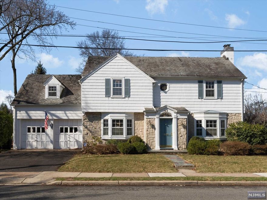 Welcome to this classic colonial nestled on a pretty tree lined street in the desirable town of Glen Rock.This 4 BR,2.5 bth home offers style & grace throughout.Inviting entry is flanked by a lovely LR warmed by a gas fpl framed w/built-ins & a DR w/charming built-in corner cabinet.Step through French doors to a beautiful sunrm w/new floor & ceiling fan & surrounded by walls of new windows.Off the kitchen is a mudrm enty from the 2-car garage,offering easy access to the yard & convenient laundry.The perfect home office boasts a wall of built-ins & a renovated PR completes the 1st level of this spacious home.Gleaming HW floors continue upstairs where you'll be greeted by 4 spacious BRs incl fabulous primary suite boasting a newly renovated bth & 2 WICs.The finished lower level fills so many needs w/an updated family rm & endless storage!Brimming w/updates & all that Glen Rock has to offer w/top-rated schools,minutes to the best NYC commute & charming downtown dining & shopping.