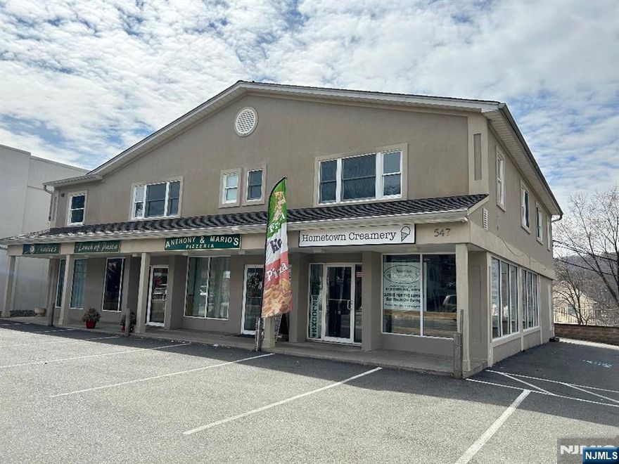 Spacious 2nd floor apartment over commercial businesses. Flexible floor plan. Large eat-in-kitchen, living room, 2 bedrooms and full bath. Minor shared storage area with other 2 Tenants on same floor. Off street parking for two cars. Heat & hot water included in monthly rent.