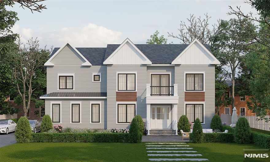 Welcome to this STUNNING 6 BD, 5.5 BA Center Hall Colonial Home situated on .33-acre flat. As you enter through the grand double-height lobby, you are greeted by the exquisite formal LR & formal DR. The eat-in kitchen features custom cabinets, high end appliances, quartz countertops, walk-in pantry, bar area and seamlessly flows into the DOUBLE HEIGHT FR with inviting fp & sliders that open to an oversized patio, ideal for entertaining & enjoying views of the flat yard. The 1st fl featuring a spacious BD ensuite and separate powder room. The 2nd fl features 4 BD including the luxurious Primary Suite serving as a private retreat w/ PRIVATE BALCONY, w/ BA & his and her walk-in closets. 1 BD is ensuite, while 2 other BD are serviced by a shared BA. An additional BALCONY & laundry room completes this fl. The finished basement is perfect for entertainment & relaxation, featuring a BD & full BA, rec room & media room. A 2-car garage ensures ample space for vehicles & storage.