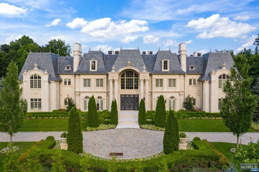 Chateau de la Roche, a rare sanctuary of grand scale, less than 30 mins from Manhattan. This grand residence of luxury and convenience was built for the most prominent buyer. Architectural details are quite literally works of art. Advanced technology and security through out the home. Lush landscaping creating a relaxed setting while providing privacy. This grand residence of approximately 25,700 square feet is perfect for indoor or outdoor entertaining. Amenities include, 15 seat theater, billiards, 2 bars, wine cellar, 2 indoor plunge pools, sauna, steam room, conservatory and so much more.