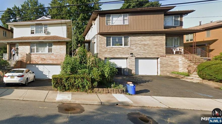 Investment Opportunity 100' x 100' Lot in Fort Lee Lot currently has 2 two family houses on it. Lot 1: 40' x 100'. Lot 2: 60' x 100' Redevelopment - Possible 2 duplexes or 4 townhouses. Available individually MLS #25025481 & MLS#25025500