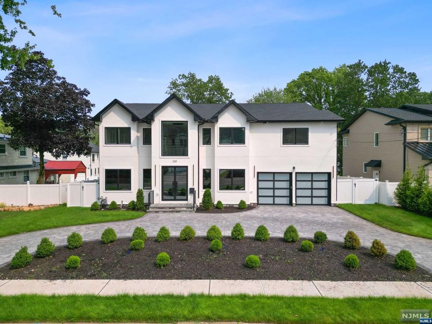 Open House: 7/29 and 7/30 12:00- 3:30 Look far and wide, you won't find anything like this gorgeous New Construction. Welcome to this 6,500 Sq Ft, 6 Bedroom, 8 Bathroom, Modern build, featuring a massive Great Room, and large windows throughout for natural sunlight. Located near Van Saun Park, one of the best parks in Bergen County. Home is grounded on a large 10,000+ Lot, with an elegant circular driveway and great backyard. Kitchen features a beautiful Calacatta Countertop, Large Waterfall island, Large sink, with detailed finishes and high end appliances. Basement features a theatre room, bedroom, recreational space, and an abundance of storage. Second floor boasts four bedrooms (each with ensuite bath and walk-in-closet). Master bedroom includes over-sized walk-in-closet and spa-like bathroom. Soak up the sun. Make it yours.