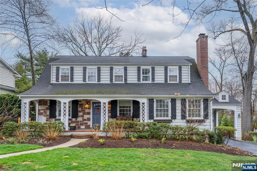 Tucked along one of Ridgewoodâ€™s most charming streets, this Dutch Colonial home offers a seamless blend of classic character and everyday functionality. Set on a wide, park-like lot, the property feels both private and expansive. The outdoor patio is a true highlight, featuring a TV overlooking the flat yard, perfect for entertaining. Inside, the home unfolds with a natural flow and sun-filled living spaces. The first floor features spacious rooms including a formal dining room, living room with fireplace, a family room that connects effortlessly to the kitchen, and a flexible office with TV ideal for working from home or everyday living. Hardwood floors run throughout, adding warmth and continuity. Upstairs, bedrooms are generously sized, creating a comfortable and livable layout with two full baths. The primary suite includes large tub, shower, and double sinks. Additional highlights include a side entrance into full mudroom and finished basement with a playroom and storage areas. There is a large detached garage offering ample space for cars or storage. Ideally located with fast access to the train, bus, and highly regarded Willard School, this home offers the best of Ridgewood living. Available for a 1â€“2 year lease, partially furnished, with pets considered on a conditional basis.