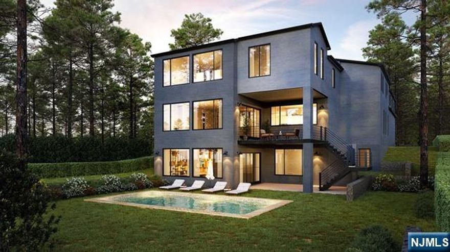 DRIVE THROUGH THIS HIGH END, LUXURIOUS OF ABOUT 8,000 SF NEW CONSTRUCTION SET ON A PRESTIGIOUS FLAT LOT ON THE EAST HILL OF TENAFLY. FEATURING 6 BRM 6.5 BATHS. UPON ENTERING THE 2 STORY FOYER, YOU NOTICE 10 FT CEILINGS, WHITE OAK WOOD FLOORS AND CUSTOM TRIM THROUGHOUT, OFF THE FOYER IS A FORMAL DR W/WET BAR, A GR WITH STUNNING FLOATING GAS FIRPL THAT OPENS TO A CHEF KITCHEN W/CUSTOM CABINETRY AND LARGE ISLAND WITH TOP OF THE LINE APPLIANCES, GUEST SUITE EN-SUITE BATH THAT CAN BE USED AS A CABANA. 3 CAR, ELECTRIC CAR READY. GRAND STAIRCASE BRINGS YOU TO 2nd FL FEATURING PRIMARY SUITE W/SPA LIKE BATH & CUSTOM WALK IN CLOSET W ISLANDS, 3 ADDITIONAL BEDROOMS W/WALK IN CLOSETS, 3 FULL BATHS,AND LAUNDRY ROOM. FINISHED BASEMENT THAT CAN BE DESIGNED TO FIT YOUR NEEDS AND TASTE, LARGE REC AREA, BR ,FULL BATH. LARGE OUTDOOR SPACE. PLENTY ROOM TO FIT A GUNITE HEATED POOL, PRIVATE YARD, OUTDOOR KITCHEN AND LOTS MORE...A MUST SEE!!!