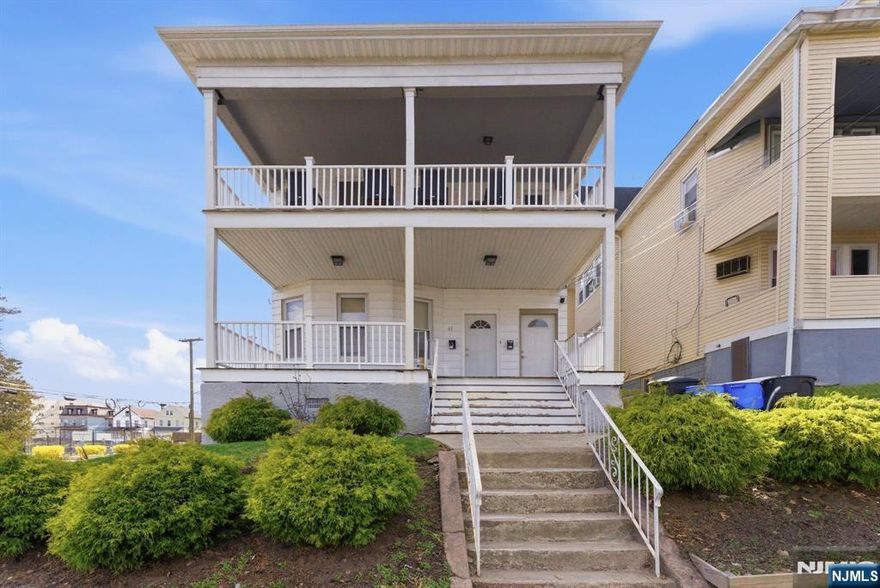 **OPEN HOUSE 4/15 5:30pm-7pm & 4/18 12pm-2pm** Well maintained 2 family home with bonus finished attic in a highly desired Passaic Park section. First unit features 3 bedrooms 1 bathroom currently being rented but can be delivered vacant. Second unit is owner occupied and features 2 bedrooms and 1 bathroom (can be 3 bedrooms as 1 of the bedrooms were opened up to make it larger). Bonus unit is perfect for extended family as it features 2 bedrooms and full bathroom with separate entrance! Fully unfinished walk out basement. Brand new sump pump and French drain system, completely redone front porch on both 1st floor and second floor along with brand new roof! Dont miss out on this Gem! You can call Kamila at 9O8-5OO-939O for more information or private showing!