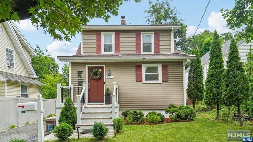 Beautifully maintained and cared for home at the heart of historic Leonia prized for their schools, parks, and close-knit community w/ convenient access to pub trans, major roads, and H'ways. This home is filled w/ a unique charm complimented by thoughtful functionality and modern comforts. Reno in 2019, w/ a fin BSMT constructed w/ prem materials, energy eff heaters by STELPRO, cent AC/Heat w/ multi-zoned NEST thermos, RING doorbell and smart locks, mix of hardwood and plank flooring, NEW outdoor wooden deck by TREX, baseboard moldings, and refined window treatments. 1FL: full KIT, SS French dr fridge, dishwasher, range w/ microwave by Frigidaire, granite countertops, shaker cabs w/ lighting, DR w/ high-top table, sliding Anderson patio doors, a comfortable LR, BR/OFF. 2FL: Pri BR w/ closet, wood paneled wall, crown moldings, a full BA w/ tub, subway tiles, and guest BR w/ closet. BSMT: vinyl plank fl, gym/den/rec room, full BA w/ shower, and laundry. A must see!
