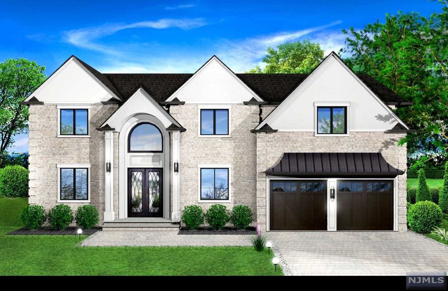 Another masterpiece construction by Fermano Builders! This 6 bedroom 5 1/2 bath 2 car garage brick and stucco colonial on an oversized lot features an open floor plan with a soaring 2 story foyer and great room, guest/in law suite on the first floor, radiant heating and fi