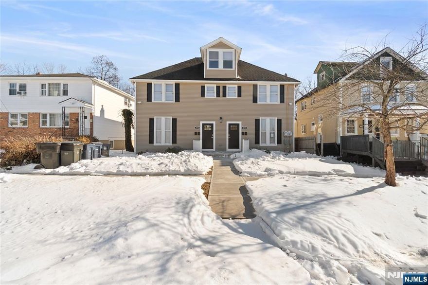 Fully renovated bi-level 3-bedroom, 2-bath residence designed for spacious modern living. This multi-level unit features abundant natural light, recessed lighting throughout, and a private upper-level primary suite. The kitchen is equipped with new stainless steel appliances, quartz countertops, and sleek modern cabinetry designed for both beauty and everyday function. Additional amenities include an in-unit washer and dryer, private patio, access to a large shared backyard, and a high-efficiency HVAC system with heating and central cooling. Located near the Netherwood train station, express bus lines and transportation to NYC, the newly opened pickleball center on North Avenue, and just moments from Route 22 shopping and dining. Elevated living awaits.