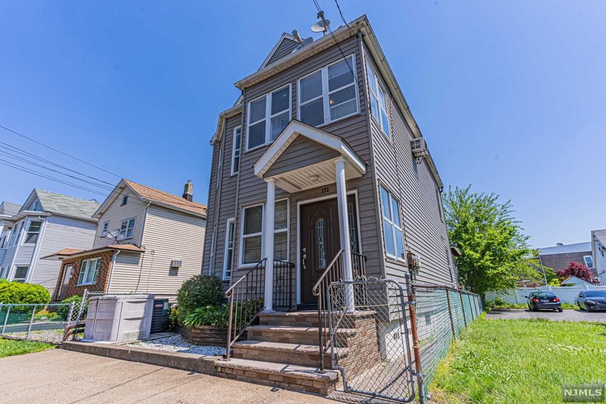 Welcome to this Home Sweet Home: Renovated & Immaculate Two Family house with renovated kitchens & baths, fully fenced in level backyard & a spacious deck! LOW Taxes. Walk into this vestibule and enter into a bright 4 level housing! Laundry in each unit. Bus to NY nearby, train to the city is less than a mile in Rutherford, town park is a few blocks away. Convenient shopping, ShopRite in town, plus local markets, doctors, dentists, and houses of worship. Close access to highways 21, 3, 17, 46 and 80. All schools are within walking distance. Includes: Washer, dryer, refrigerators.