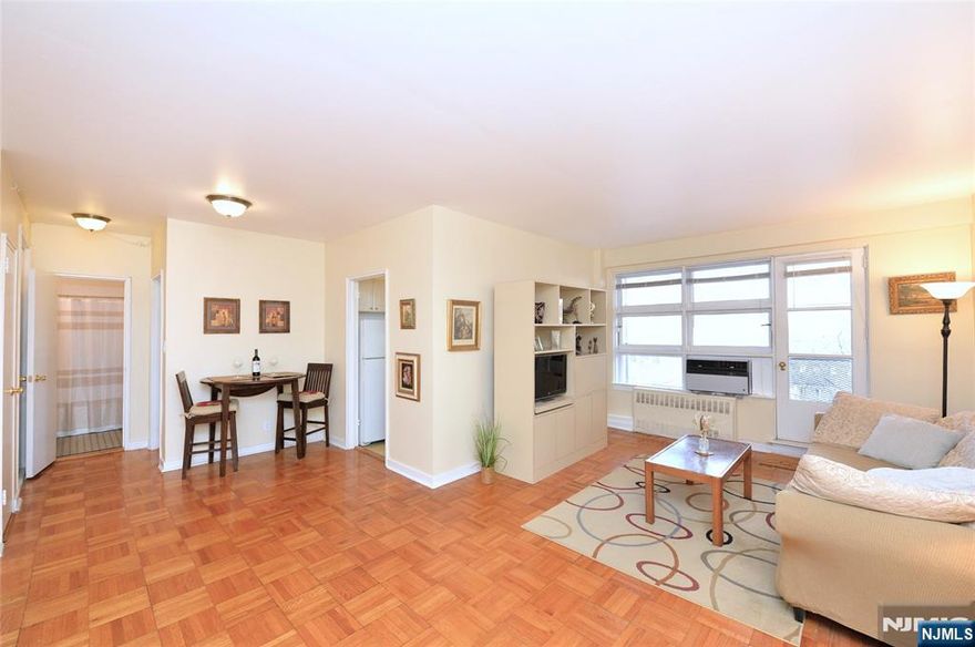 Welcome to your perfect urban retreat in the heart of Downtown Montclair, NJ! This charming 1-bedroom condo offers the ideal blend of comfort, convenience, and vibrant city living! A spacious layout with an east facing balcony, that is perfect for enjoying gorgeous sunrises and morning coffee. Too much sun? Don't worry, there is just enough tree covering to offer respite from the summer sun. The condo features a combo living /dining room, galley kitchen and nicely sized bedroom. Additional features include separately deeded garage parking and storage, in an elevator building offering intercom access, on-site management and laundry. The condo community is located directly across the street from the Montclair Public Library. The location is ideal to enjoy all that makes Montclair one of the best places to live! Nearby you will find the Wellmont and Claridge theaters, fine dining, fabulous food, coffee cafes, shopping, and bus and train transportation! This condo checks all the boxes! Don't miss your chance to own in one of North Jersey's most sought-after downtown neighborhoods!