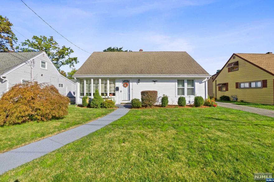 Welcome to this charming home in Rochelle Park. The home is drenched in natural light, with large windows strategically placed to let the sunshine in. This lovely home offers the perfect blend of comfort and functionality, with a first-floor bedroom and a full bath, as well as a spacious fenced-in backyard. The kitchen is thoughtfully designed with beautiful ceramic floors, elegant granite countertops, and ample cabinetry. Situated in a prime location, this home offers the convenience of being close to everything you need. It offers a welcoming and comfortable living environment, making it a perfect place to create lasting memories.