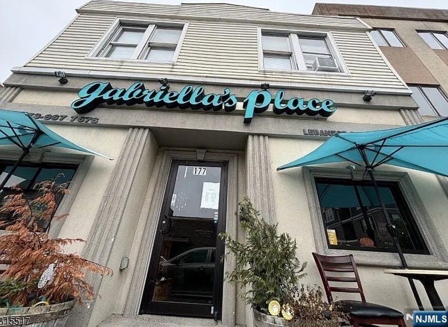 Welcome to this exceptional opportunity on highly desirable Franklin Avenue in Nutley, NJ! This versatile mixed-use property offers multiple income streams and is perfect for business owners or owner-occupants looking to live and work in one convenient location. ?? Approx. 1,600 sq ft Restaurant Space A fully built-out restaurant with street visibility, ideal for dine-in, takeout, or café use. High foot traffic and a central location make this space perfect for any food service business looking to thrive in a vibrant community. ?? Spacious 2-Bedroom Apartment Above the commercial space is a beautifully maintained 2-bedroom residential unit featuring an in-unit washer and dryer, large windows, and a functional layout perfect for rental income or personal use. ?? 1,700 sq ft Warehouse A rare find in Nutley, the warehouse is perfect for storage, distribution, or conversion to additional commercial or creative space. Private access makes it flexible for a variety of business needs.