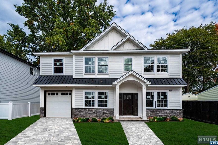 Gorgeous 4 bedroom, 3.5 bathroom OVERSIZED 3,000 sq ft colonial on a quiet, tree-lined street in the heart of Saddle Brook. Built by renowned local builder, with a portfolio of past projects that speak for themselves! Formal Living & Dining rooms welcome you into the home. Continue along to the DREAM Kitchen, w. Custom Cabinetry, Quartz Countertops, & a Large Center Island that is OPEN-CONCEPT to the oversized Family Room with (1) of (2) gas fireplaces in the home! 1/2 bathroom on this level. 9 ft ceilings on the first floor! AMAZING layout upstairs too.. Huge Primary Bedroom with Double California Walk-In-Closets & a Spa-Like En-Suite Bathroom w. double vanity, soaking tub, & glass shower. JUNIOR Suite is a true bonus with an en-suite private full bathroom. Additional 2 bedrooms plus 3rd full bathroom & Laundry Room on this level! Oversized, flat backyard. Paver Patio, walkway, and Driveway. 1 car attached garage. Easy Access to NYC and walking distance to elementary school