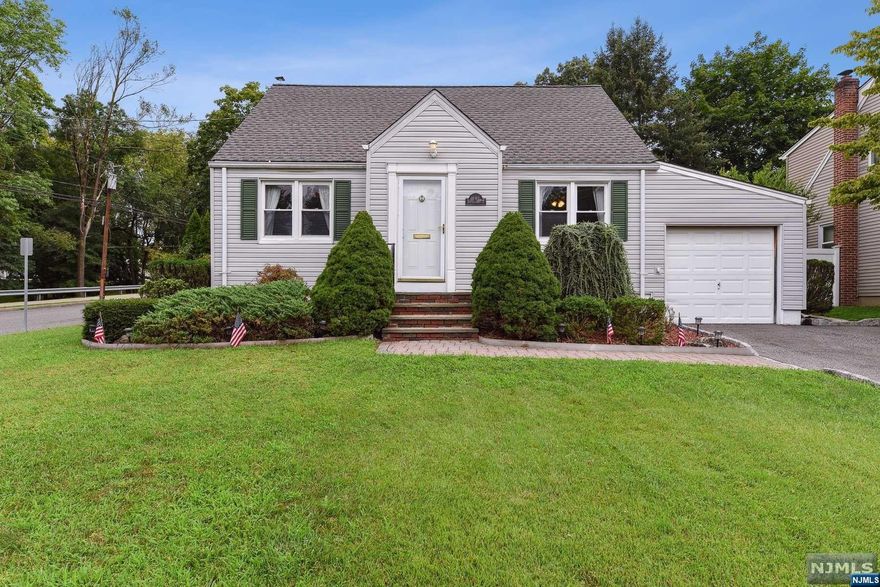 Move right into this fresh and bright Cape. Located on a quiet residential street in Emerson in close proximity to schools and Soldier Hill Golf Course. The home features a spacious first level including a Bedroom, a living room, Sitting room, Dining room, a spacious and bright Eat-in Kitchen with High Hats and sliding glass doors that lead to a private fenced-in backyard with patio. The second floor has two bedrooms and a full bathroom. The lower level is clean and crisp with ample storage, a pantry and laundry room. This home is equipped with a one car garage and has sufficient parking for 4 additional cars. The home is located close to public transportation.Everyone will feel right at home here!