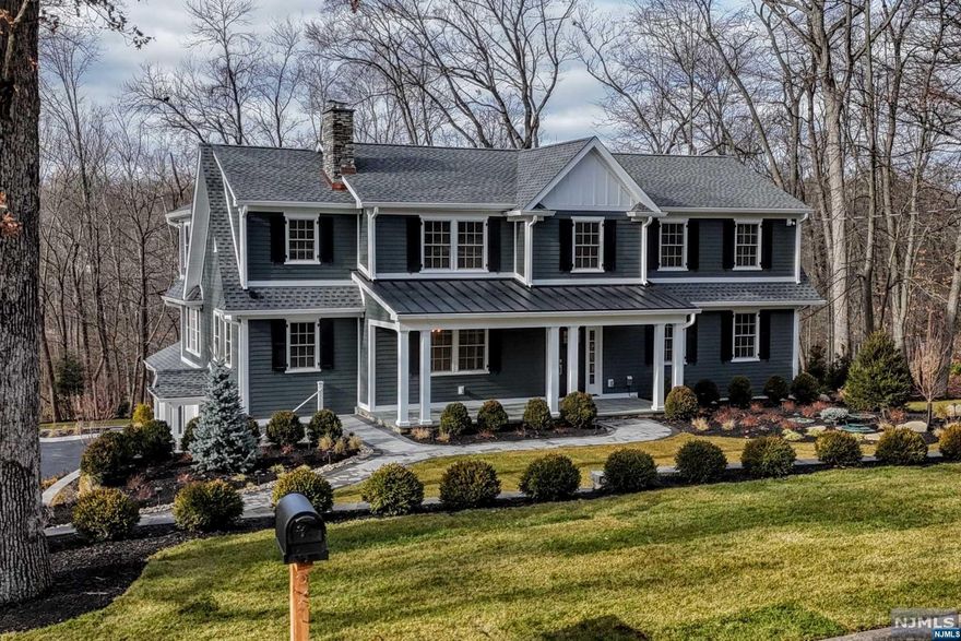 Welcome to this beautiful home set in a quiet neighborhood and peaceful part of Upper Saddle River. House boasts first/second floor guest bedrooms with full baths, spacious 2nd floor primary bedroom with spa like en suite, 2nd Floor laundry room, 2 tier entertaining with walkout patio from basement and full covered deck right off kitchen, heated floors in all full baths, Wolf and Subzero appliances, fully landscaped property with 100% coverage by new sprinklers, new grass sod throughout property. All new construction which includes all new mechanicals; HVAC, electrical, water filtration system, plumbing etc.