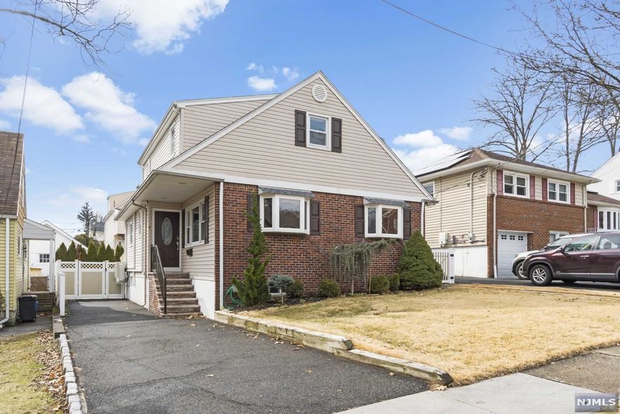 Welcome to this renovated, open concept, move in ready home in this secluded street in Nutley. Completely renovated in the past few years.4 BDR, 2 full baths. Gorgeous Kitchen granite counters and stainless steel appliances. New vinyl fenced in back yard with large covered patio with access to the basement and kitchen side entrance. First floor 2 bedrooms with a full hallway bathroom. 2nd fl large master bedroom suite with den area and walk in closets, plus storage area. Another large 4th bedroom with plenty of closet space completes this floor.Hardwood floors throughout the house. High ceilings, unfinished walk out basement with French drains and great potential. A truly spectacular home.